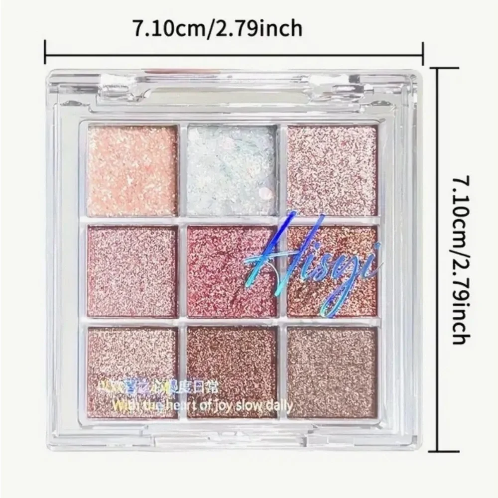Glitter Eyeshadow Palette - Pink and Gold